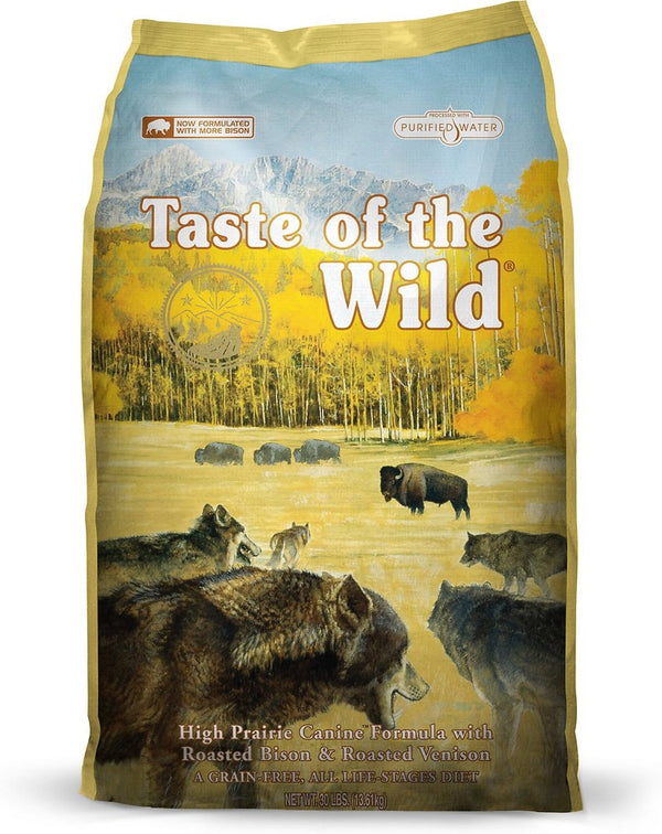 Taste of the wild best sale high prairie puppy feeding chart