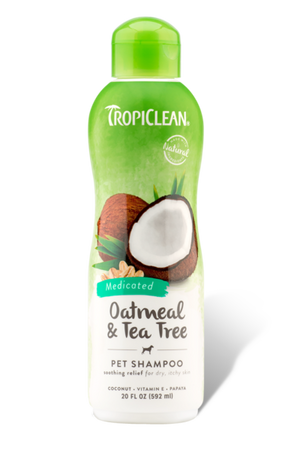 Tropiclean Oatmeal & Tea Tree Pet Shampoo