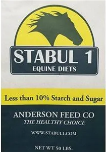 Stabul 1 Equine Diets Low Sugar, Low Starch Horse Feed 40 lb bag