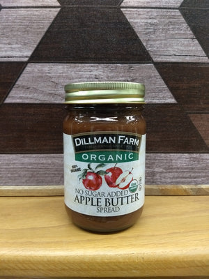Dillman Farm Organic Apple Butter, No Sugar Added
