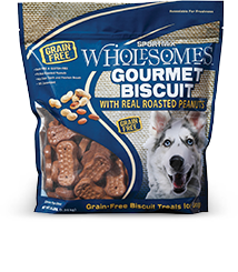 SPORTMiX® Wholesomes™ Gourmet Biscuit Treats for Dogs with Real Roasted Peanuts