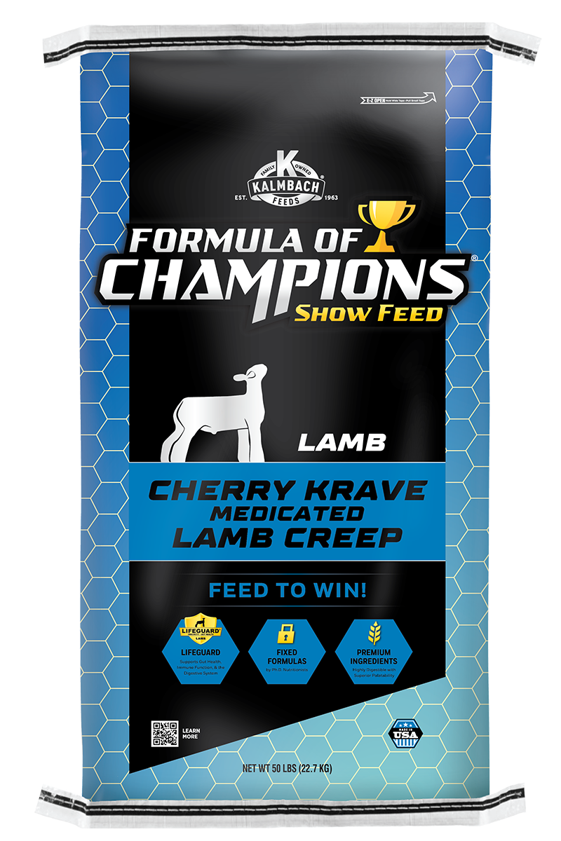 Cherry Krave Lamb Creep, 50 lb.