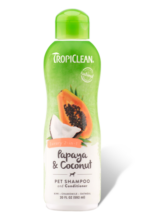 Tropiclean Papaya & Coconut Pet Shampoo and Conditioner