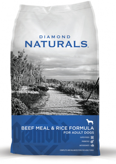 Diamond naturals beef store meal and rice