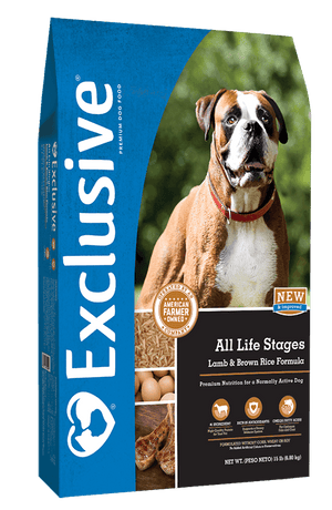 Exclusive® All Life Stages Lamb & Brown Rice Formula Dog Food