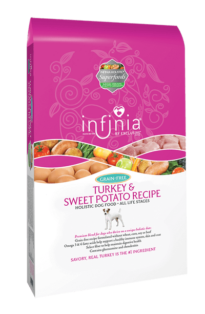 Infinia® Turkey & Sweet Potato Recipe Holistic Dog Food