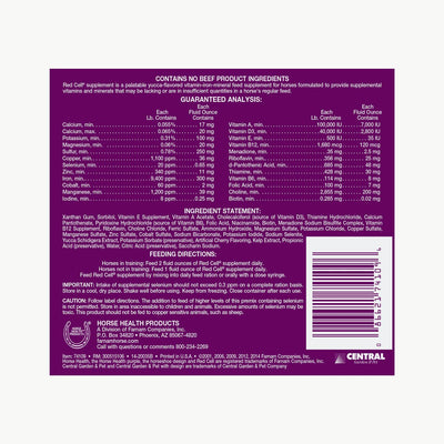 Horse Health Products Red Cell Vitamin-Iron-Mineral Supplement 1 Gallon